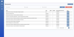 Interface Back-Office d'administration pour indexer les documents